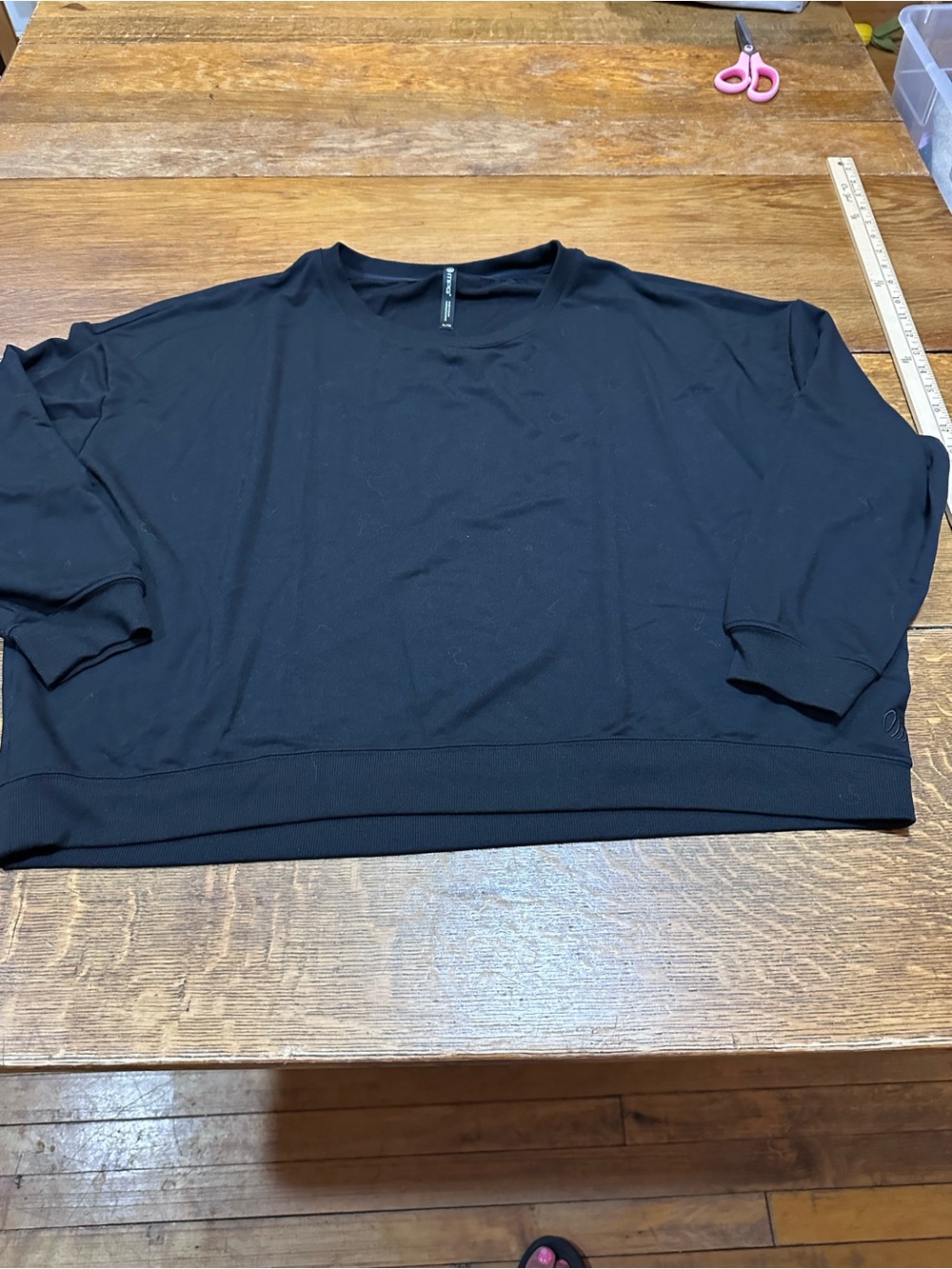 MPG women’s Black Crewneck Pullover sweatshirt sz XL